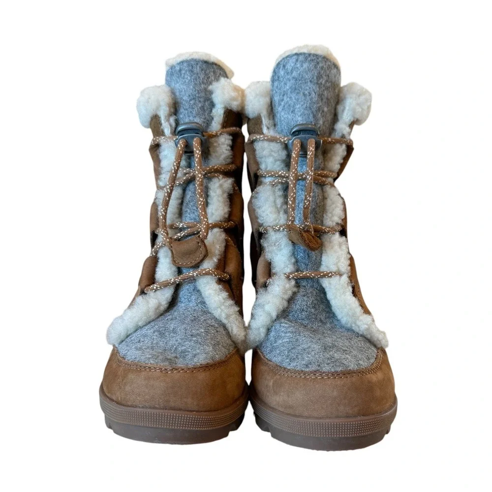 Sorel Joan of Arctic II Sherling Wedge Boots Women's 7.5